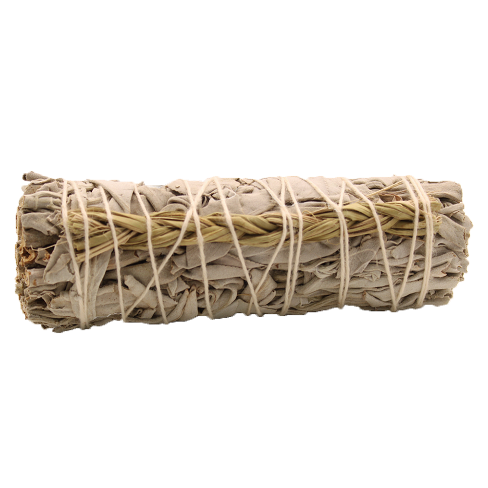 White Sage & Sweetgrass Smudge Stick