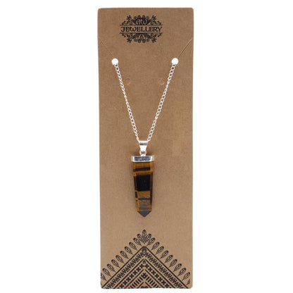 Tiger Eye Gemstone Necklace