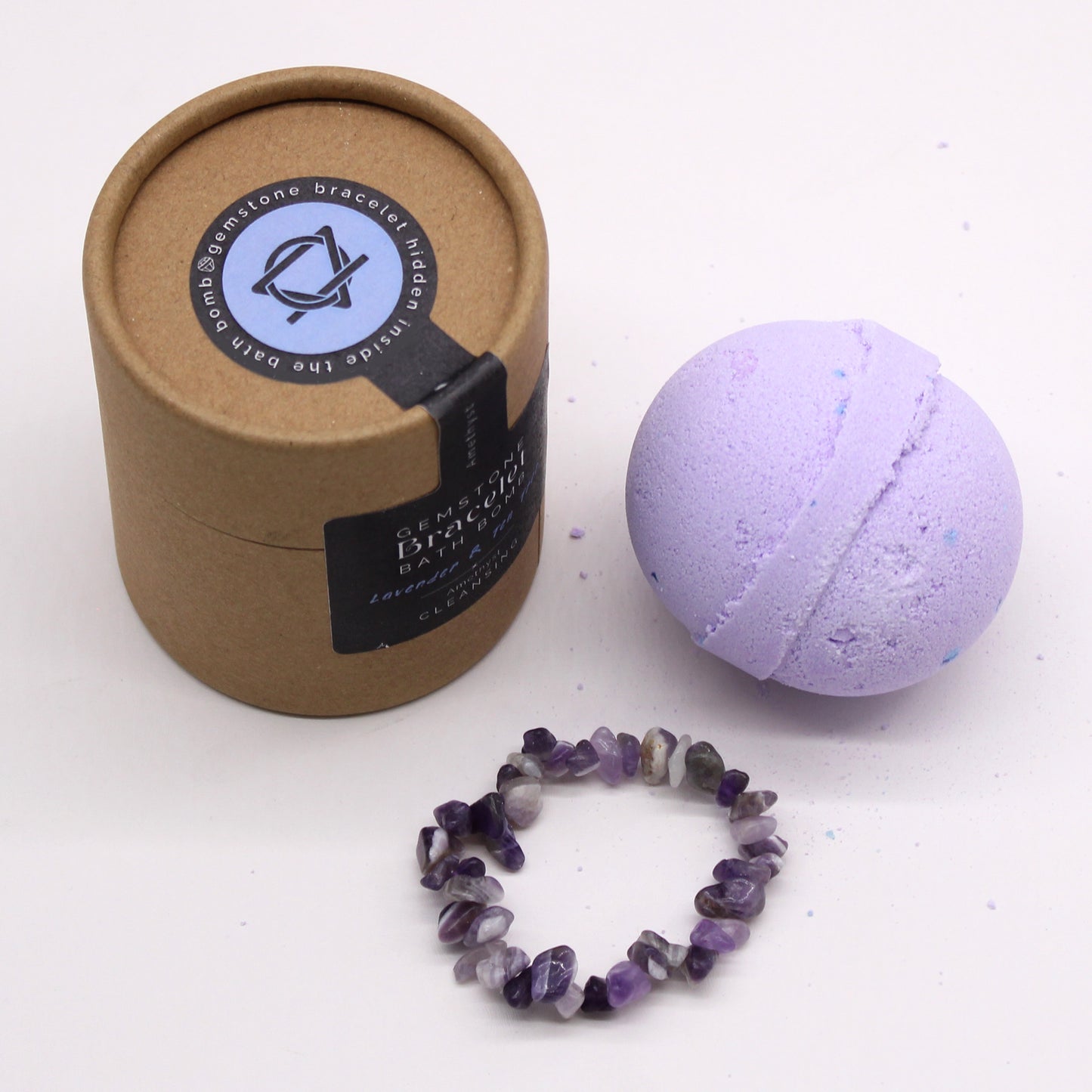 Amethyst Gem Bracelet Bath Bomb