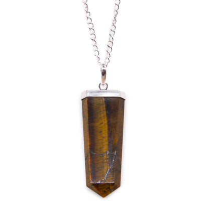 Tiger Eye Gemstone Necklace