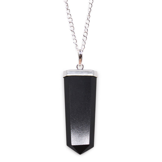 Black Agate Gemstone Necklace