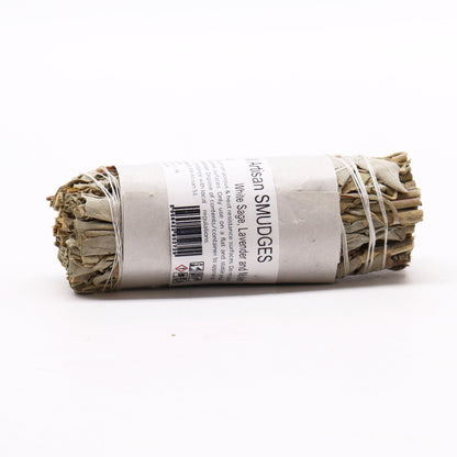 White Sage, Lavender and Mullein Smudge Stick