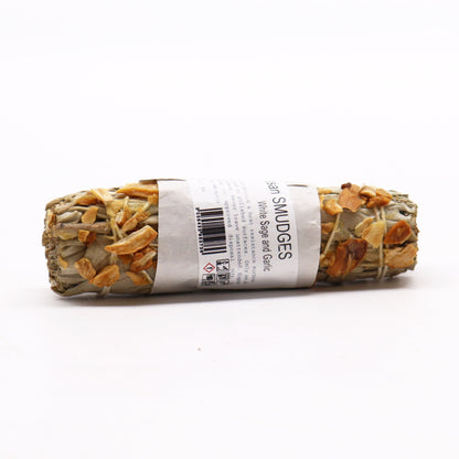 White Sage and Garlic Smudge Stick