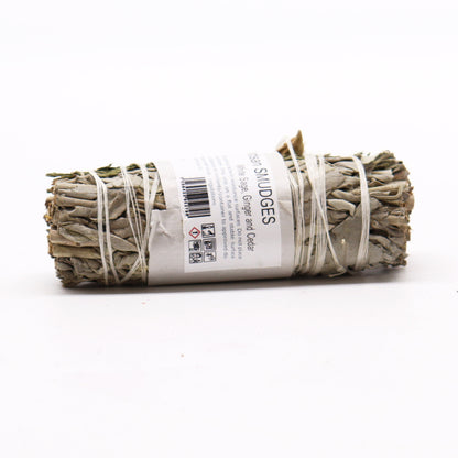 White Sage, Ginger and Cedar Smudge Stick