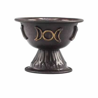 Copper Ritual Chalice Triple Moon