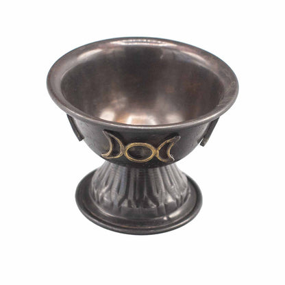 Copper Ritual Chalice Triple Moon