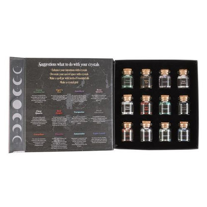 Crystals for Spells Crystal Chip Bottle Gift Set