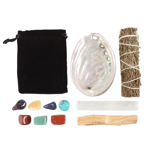 Divine Energy Smudge and Stones Wellness Kit