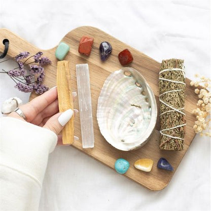 Divine Energy Smudge and Stones Wellness Kit