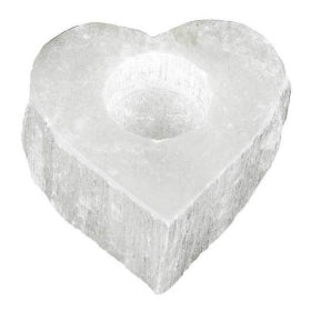 Selenite Candle Holder (4 varieties)