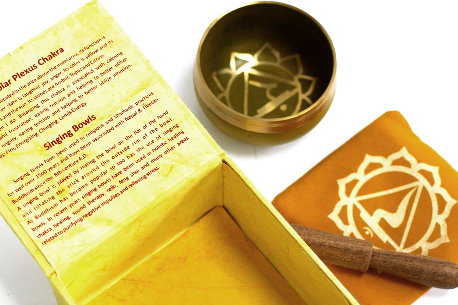 Solar Plexus Tibetan Chakra Singing Bowl - Bensa