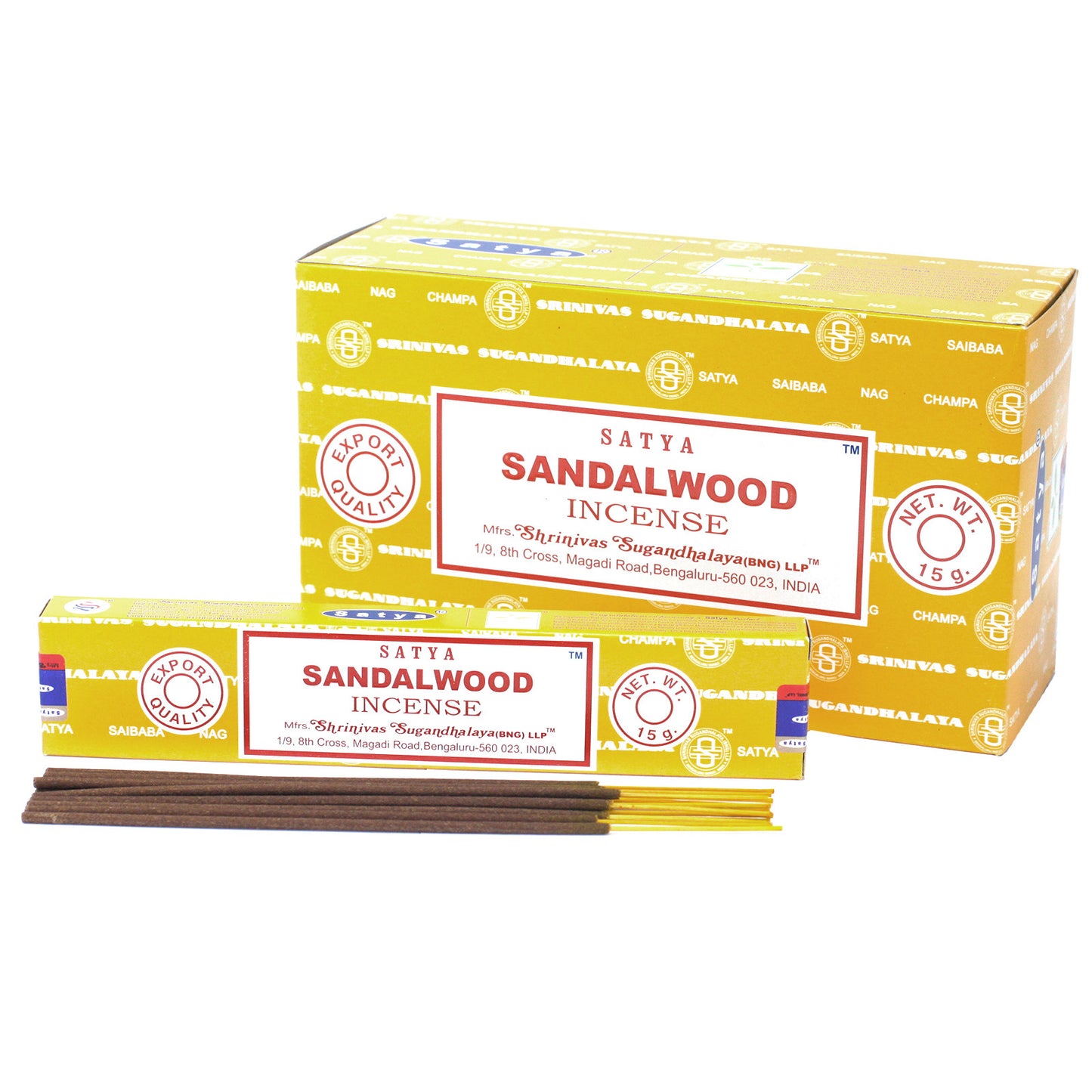 Satya Incense 15g - Sandalwood - Bensa