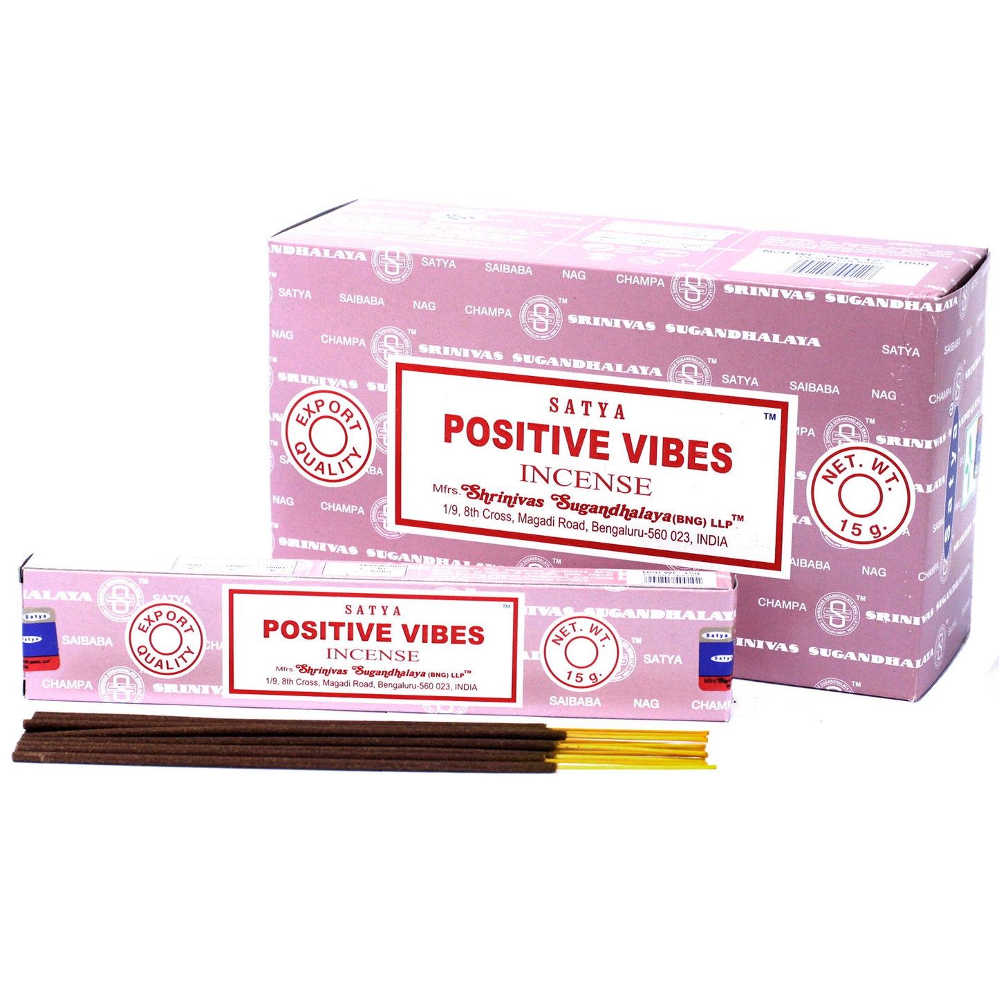 Satya Incense 15g - Positive Vibes - Bensa