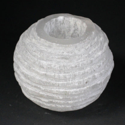 Selenite Cylinder Candle Holder - Bensa