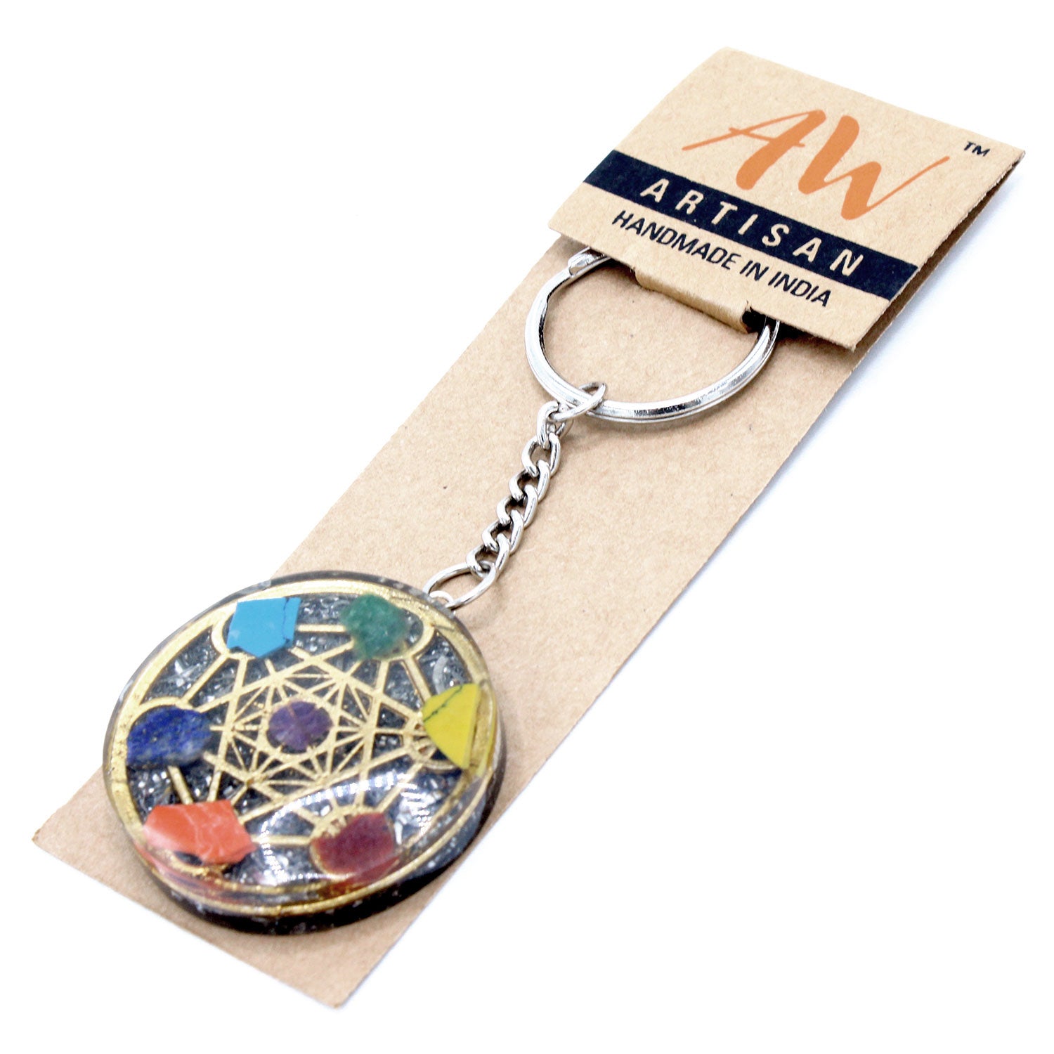 Orgonite Power Keyring - 5 Variants - - Bensa