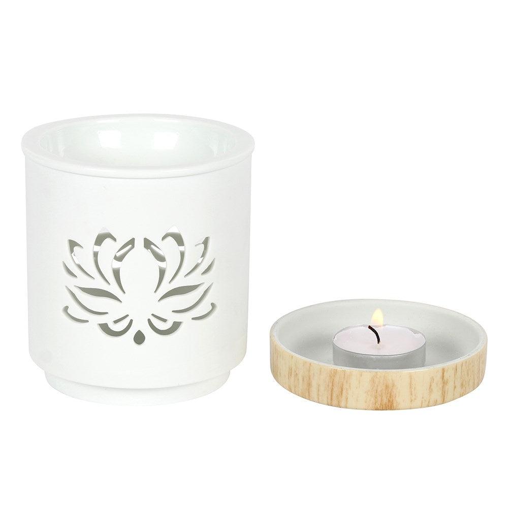 Ceramic Lotus Oil Burner - Bensa