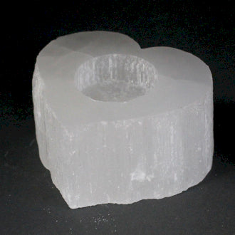 Selenite Cylinder Candle Holder - Bensa