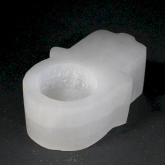 Selenite Cylinder Candle Holder - Bensa