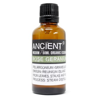 Organic Rose Geranium Essential Oil 50ml - Bensa